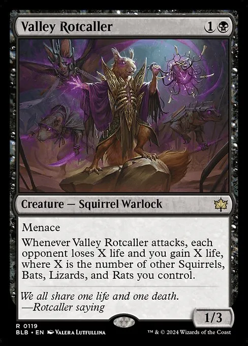 Valley Rotcaller · Bloomburrow 119/398