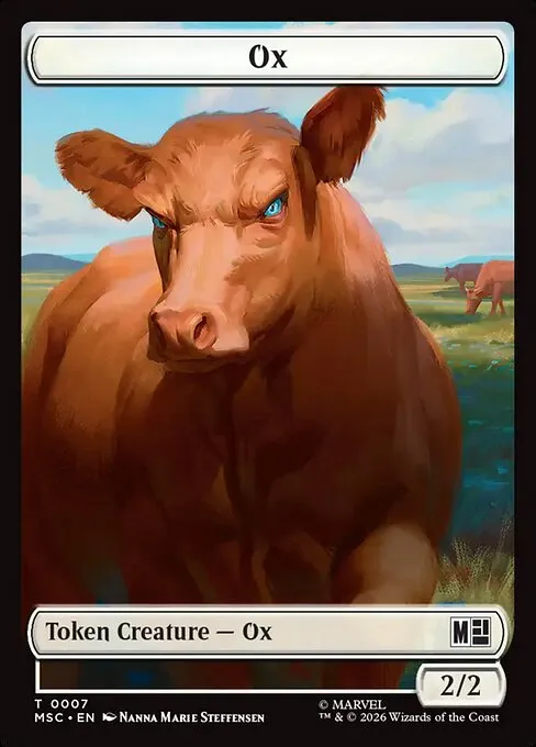 Ox · Marvel Super Heroes Commander Tokens 7/32