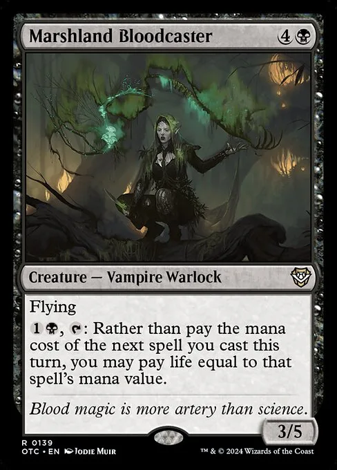 Marshland Bloodcaster · Outlaws of Thunder Junction Commander 139/342