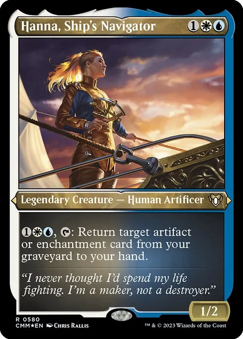 Hanna, Ship's Navigator · Commander Masters 580/1067