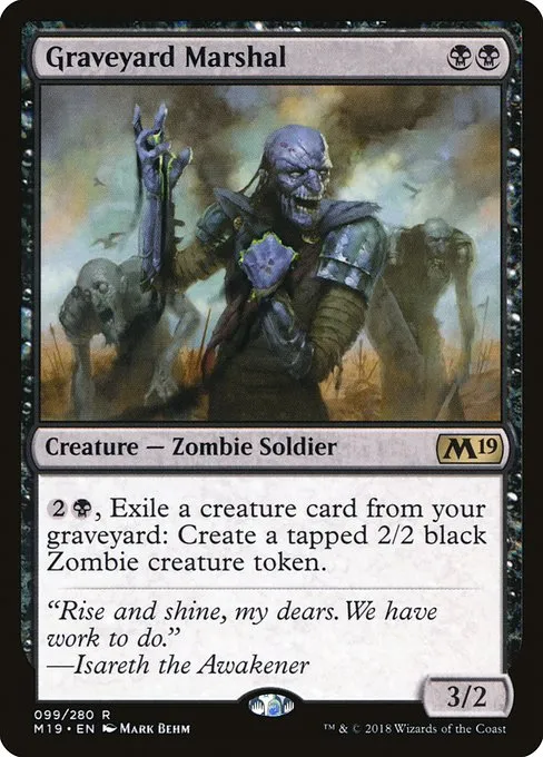 Graveyard Marshal · Core Set 2019 99/314