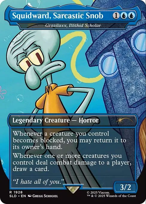 Grazilaxx, Illithid Scholar · Secret Lair Drop 1928/2547