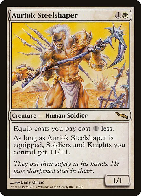 Auriok Steelshaper · Mirrodin 4/306