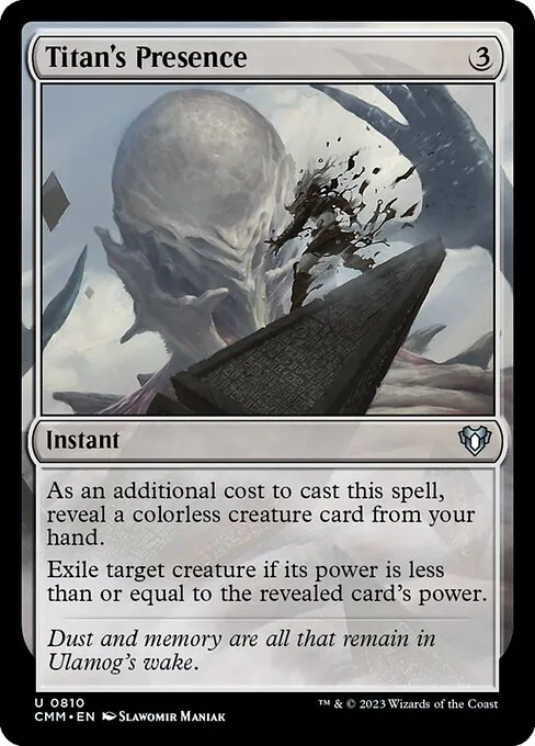 Titan's Presence · Commander Masters 810/1067