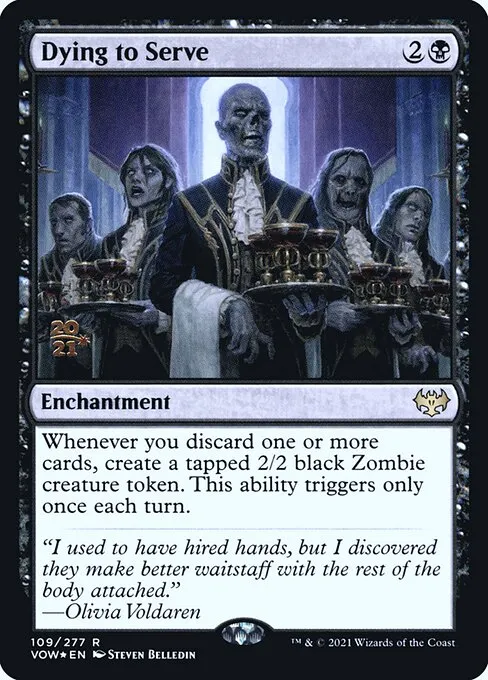 Dying to Serve · Innistrad: Crimson Vow Promos 109s/121