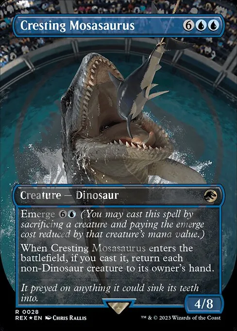 Cresting Mosasaurus · Jurassic World Collection 28/45