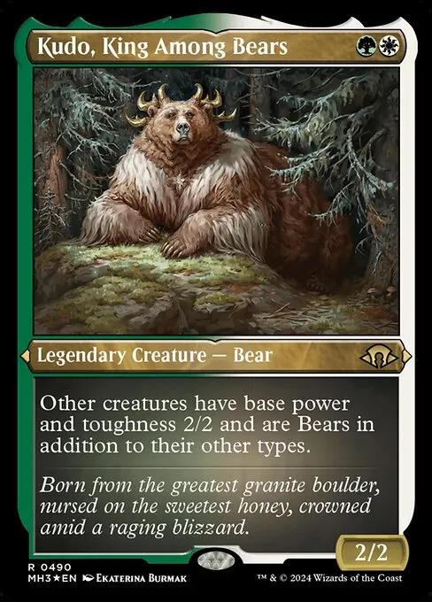 Kudo, King Among Bears · Modern Horizons 3 490/528