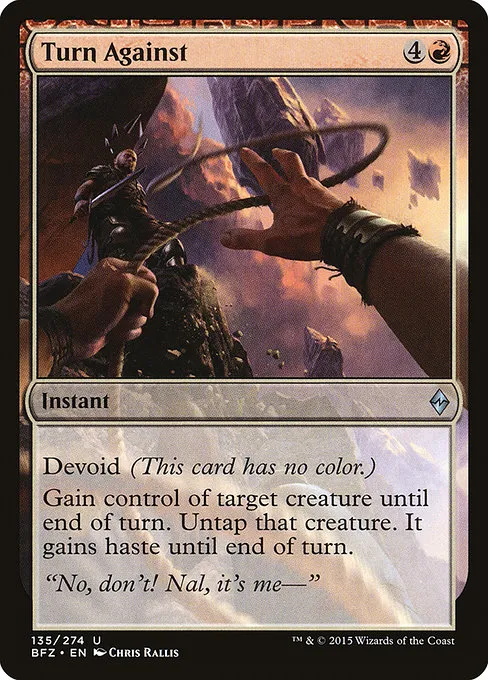 Turn Against · Battle for Zendikar 135/299