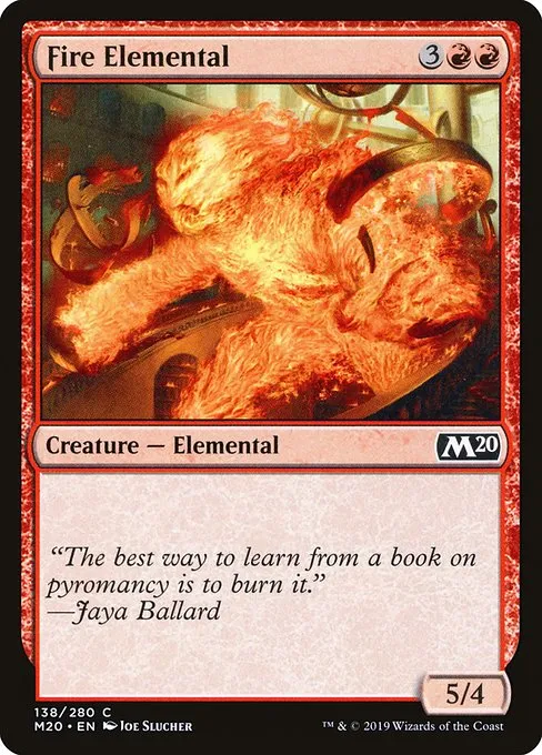 Fire Elemental · Core Set 2020 138/346