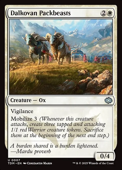 Dalkovan Packbeasts · Tarkir: Dragonstorm 7/427