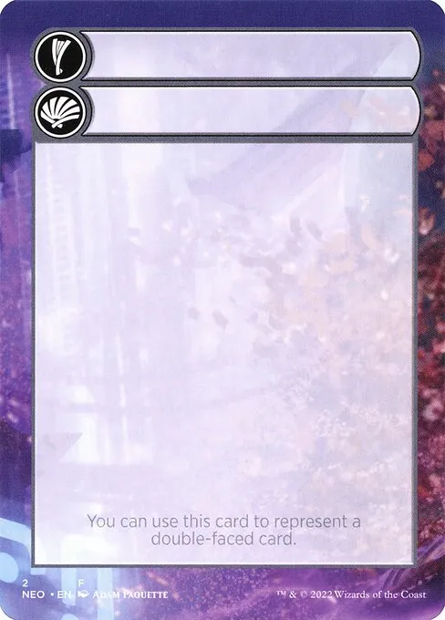 Double-Faced Substitute Card · Kamigawa: Neon Dynasty Substitute Cards 2/9