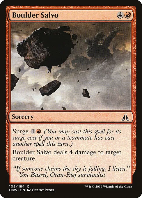Boulder Salvo · Oath of the Gatewatch 102/187