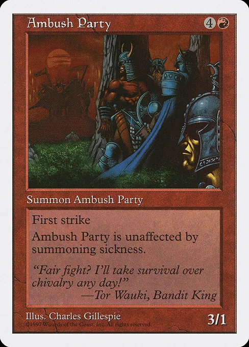 Ambush Party · Fifth Edition 208/460
