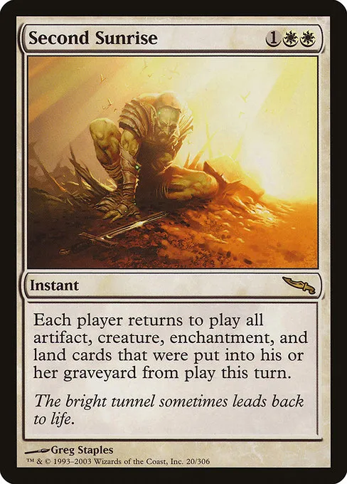 Second Sunrise · Mirrodin 20/306