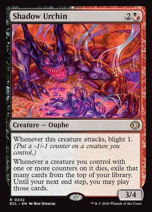 Shadow Urchin · Lorwyn Eclipsed 242/408