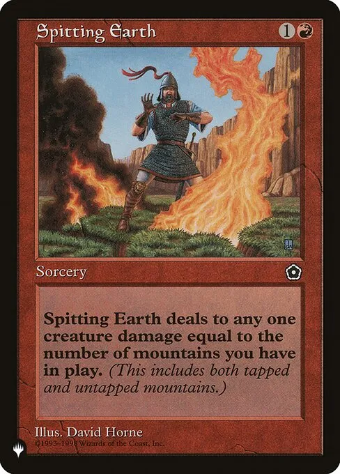 Spitting Earth · The List P02-116/5050