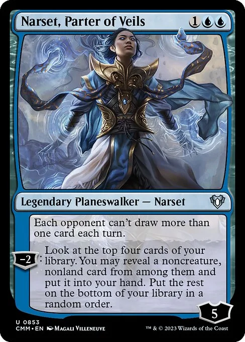 Narset, Parter of Veils · Commander Masters 853/1067