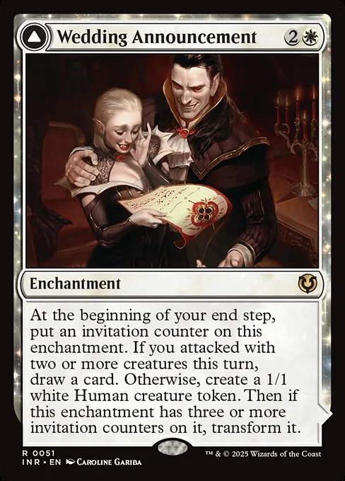 Wedding Announcement // Wedding Festivity · Innistrad Remastered 51/495