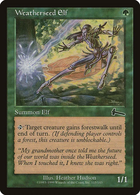 Weatherseed Elf · Urza's Legacy 115/143