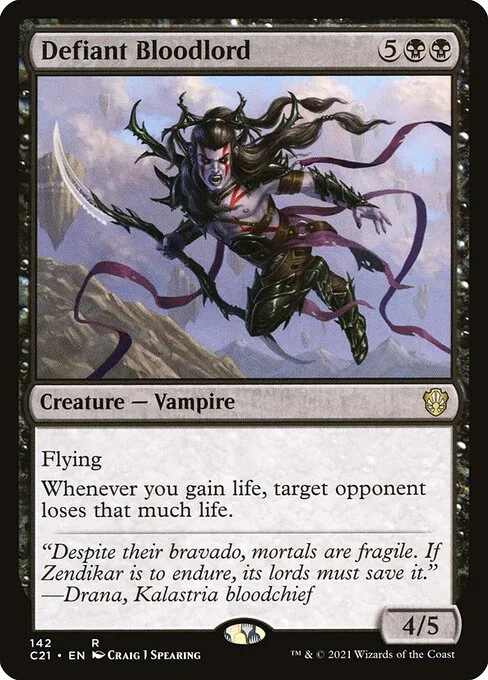 Defiant Bloodlord · Commander 2021 142/409