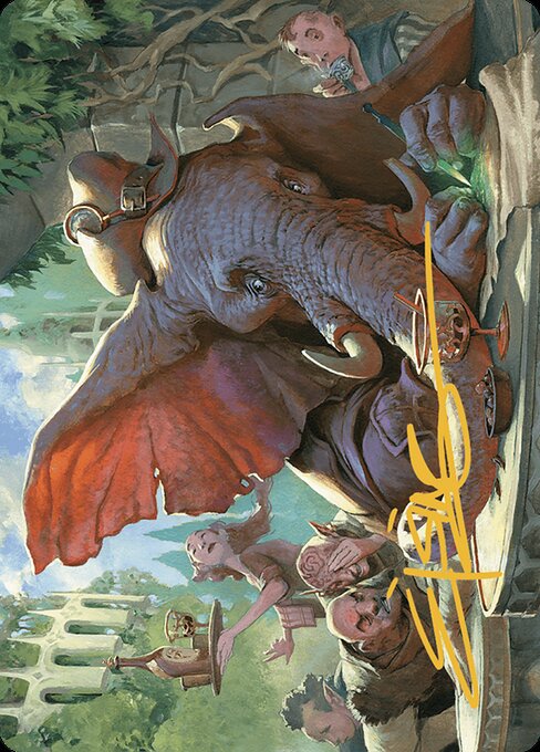 Loxodon Eavesdropper // Loxodon Eavesdropper · Murders at Karlov Manor Art Series 15/49