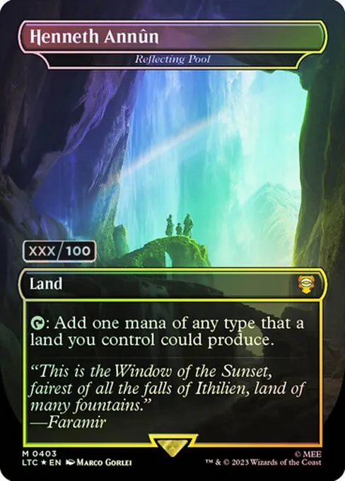 Reflecting Pool · Tales of Middle-earth Commander 403z/591