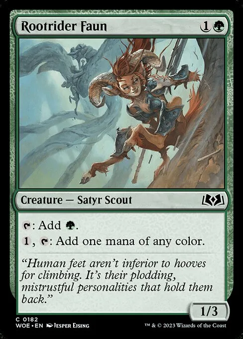 Rootrider Faun · Wilds of Eldraine 182/381