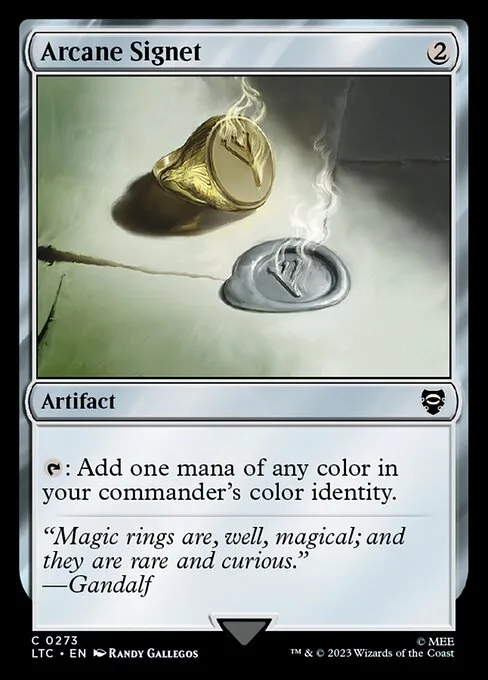 Arcane Signet · Tales of Middle-earth Commander 273/591