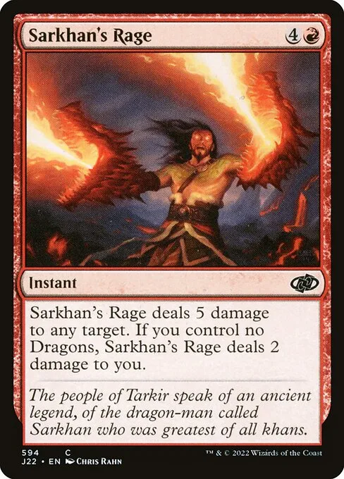 Sarkhan's Rage · Jumpstart 2022 594/835