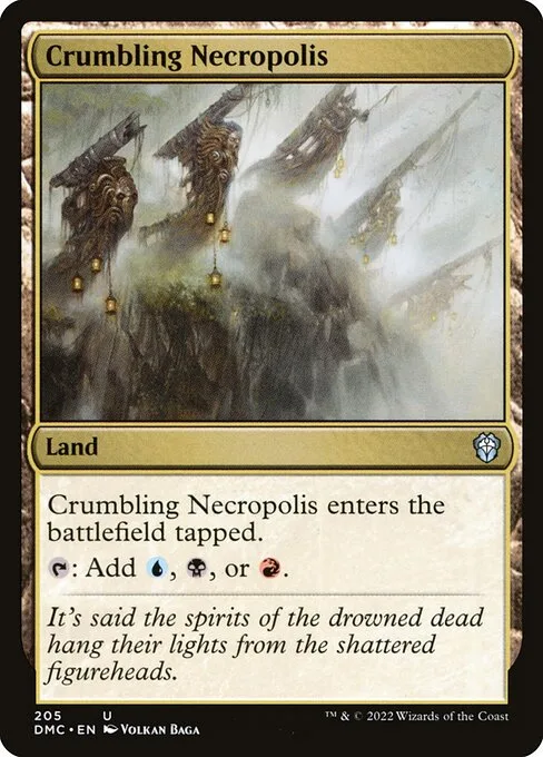 Crumbling Necropolis · Dominaria United Commander 205/240