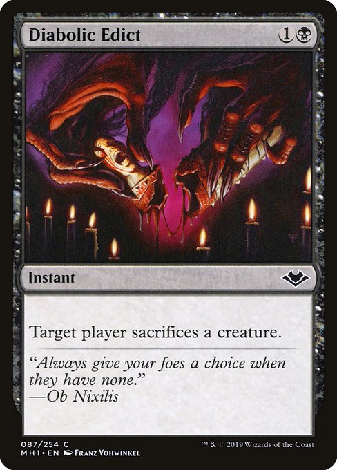 Diabolic Edict · Modern Horizons 87/255
