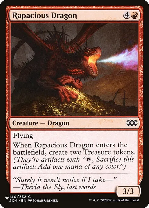 Rapacious Dragon · The List 2XM-140/5050