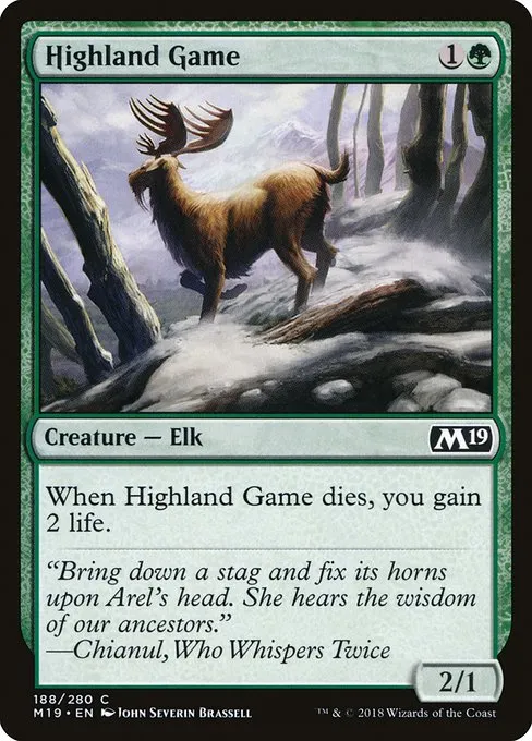 Highland Game · Core Set 2019 188/314