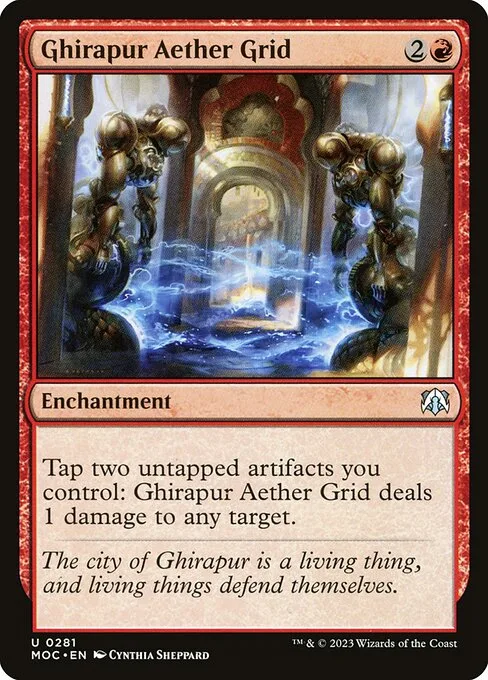 Ghirapur Aether Grid · March of the Machine Commander 281/450