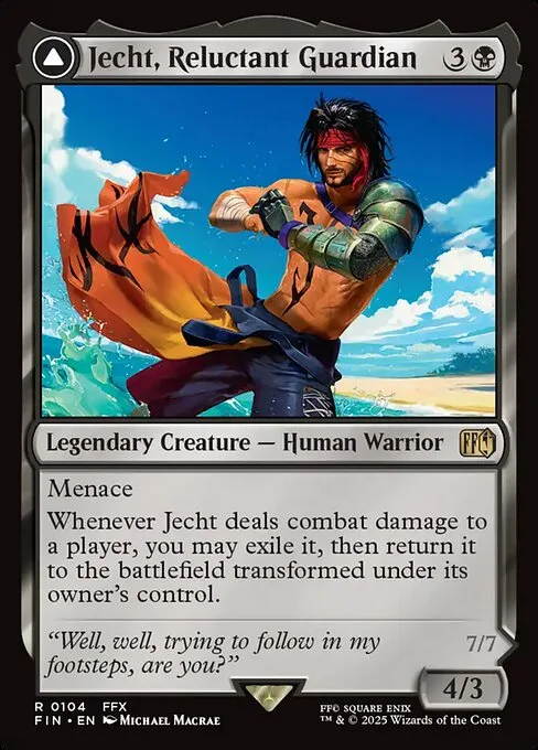 Jecht, Reluctant Guardian // Braska's Final Aeon · Final Fantasy 104/599
