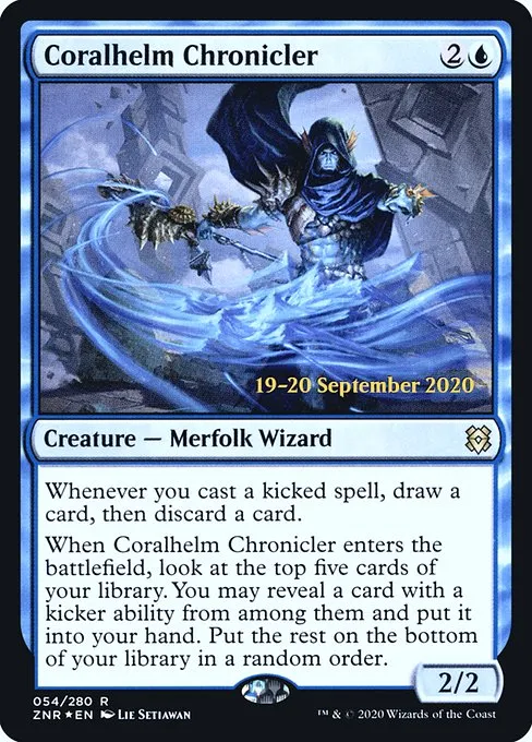 Coralhelm Chronicler · Zendikar Rising Promos 54s/153