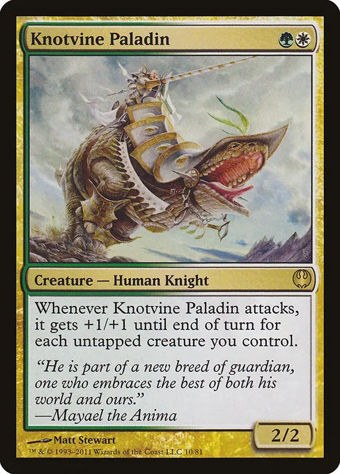 Knotvine Paladin · Duel Decks: Knights vs. Dragons 10/81