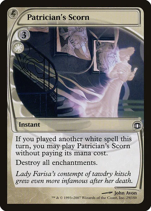 Patrician's Scorn · Future Sight 29/180