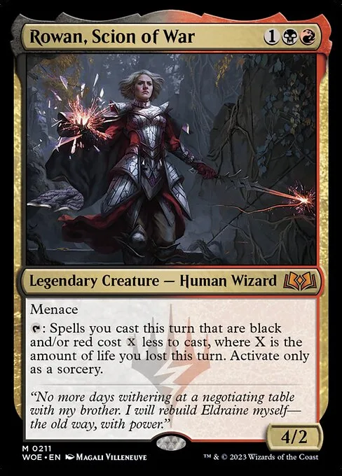 Rowan, Scion of War · Wilds of Eldraine 211/381