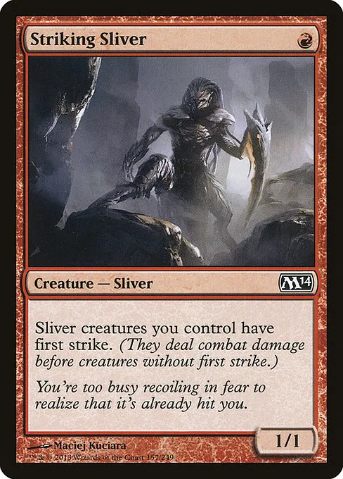 Striking Sliver · Magic 2014 157/249