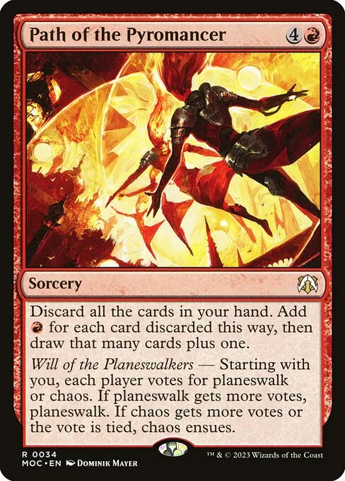 Path of the Pyromancer · March of the Machine Commander 34/450