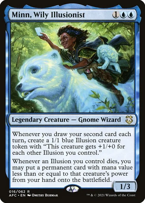 Minn, Wily Illusionist · Forgotten Realms Commander 16/331