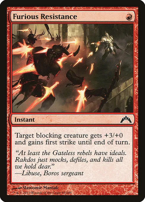 Furious Resistance · Gatecrash 93/249