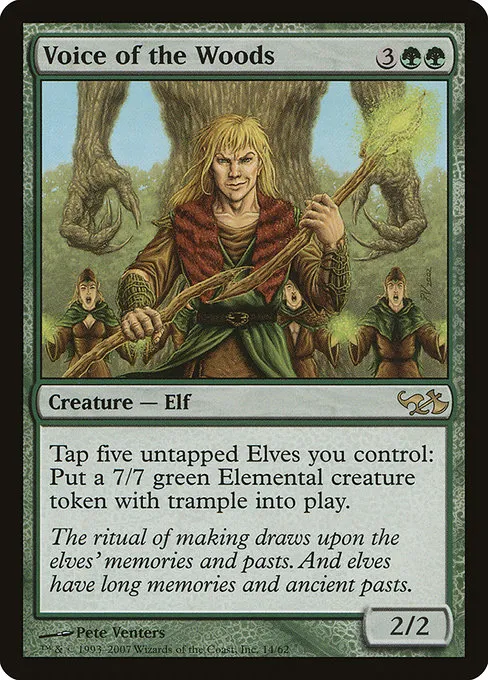 Voice of the Woods · Duel Decks: Elves vs. Goblins 14/62