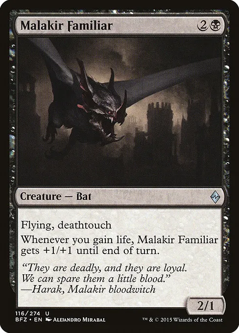 Malakir Familiar · Battle for Zendikar 116/299