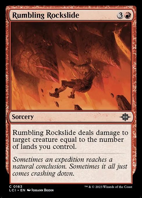 Rumbling Rockslide · The Lost Caverns of Ixalan 163/416