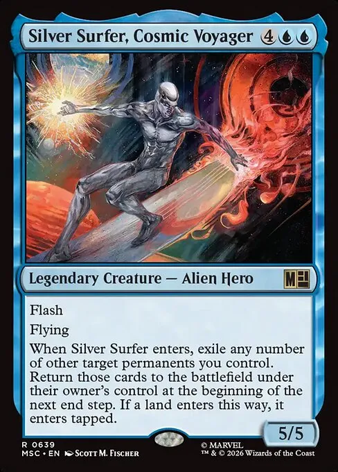 Silver Surfer, Cosmic Voyager · Marvel Super Heroes Commander 639/9