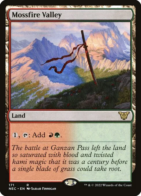 Mossfire Valley · Neon Dynasty Commander 171/179