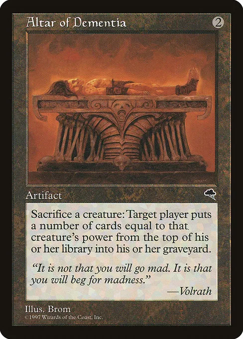 Altar of Dementia · Tempest 276/350