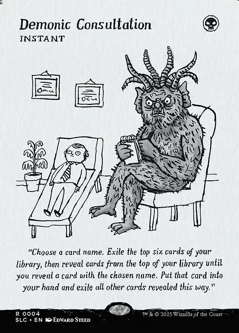 Demonic Consultation · Secret Lair Countdown 4/84